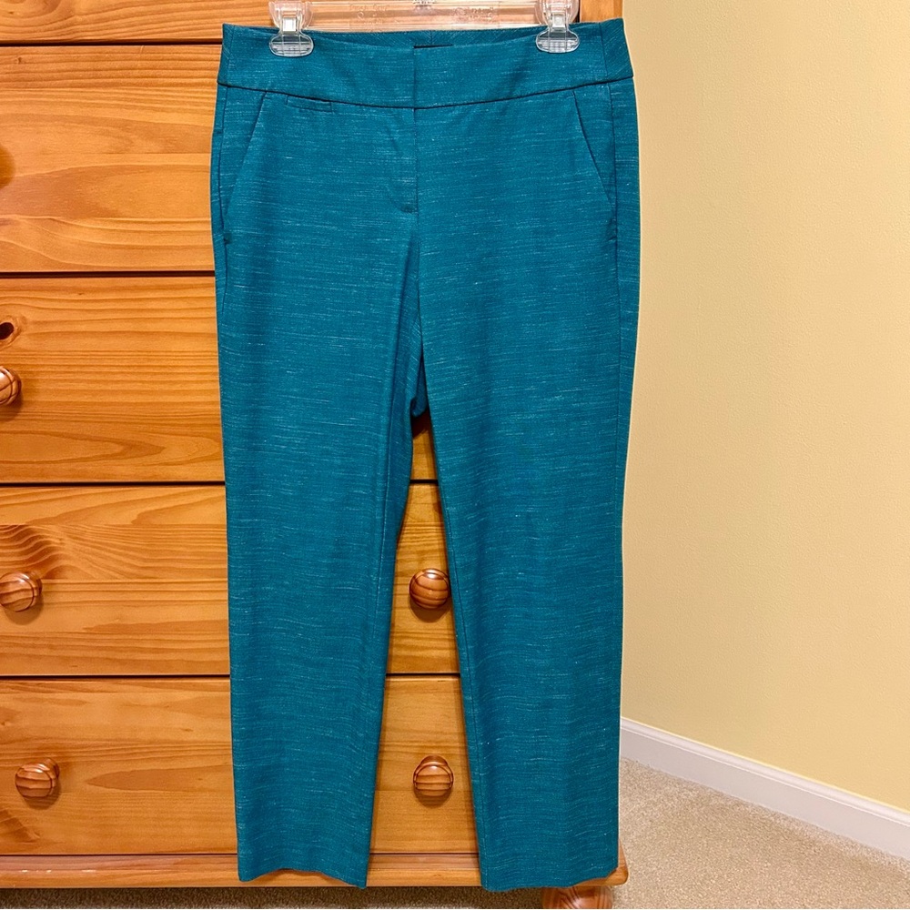 Loft Pants Julie Size 4 Teal